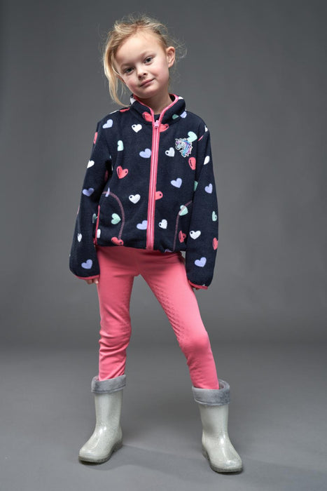 Equipage - kids hannah fleece zip navy