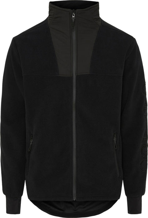 Catago - men aiden zip ridjacka i polar fleece svart