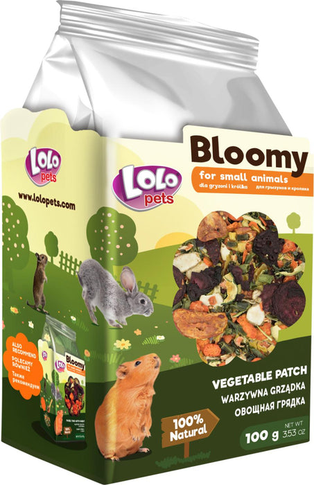 Bloomy - grönsaksplattor för gnagare och kaniner