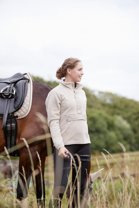 Equipage - medina half-zip fleecejacka beige melange