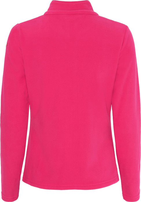 Equipage - gilly fleece cardigan för ridning pink peacock