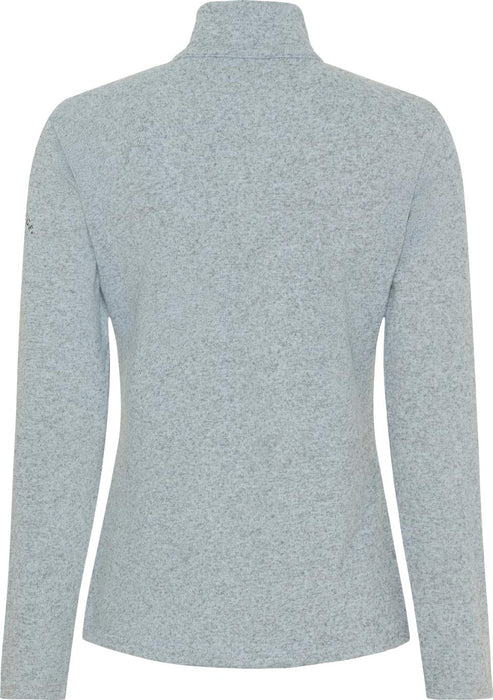 Equipage - stacey långärmad ridskjorta med half-zip blue fog