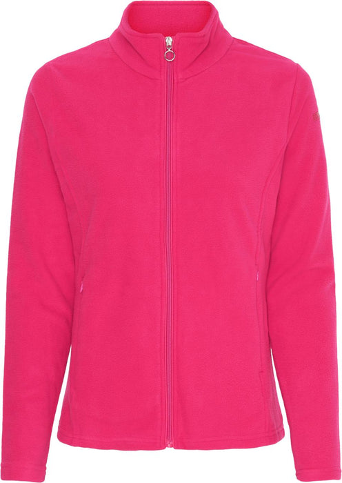 Equipage - gilly fleece cardigan för ridning pink peacock