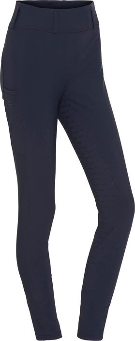 Catago - river ridtights med bältesband fullgrip navy