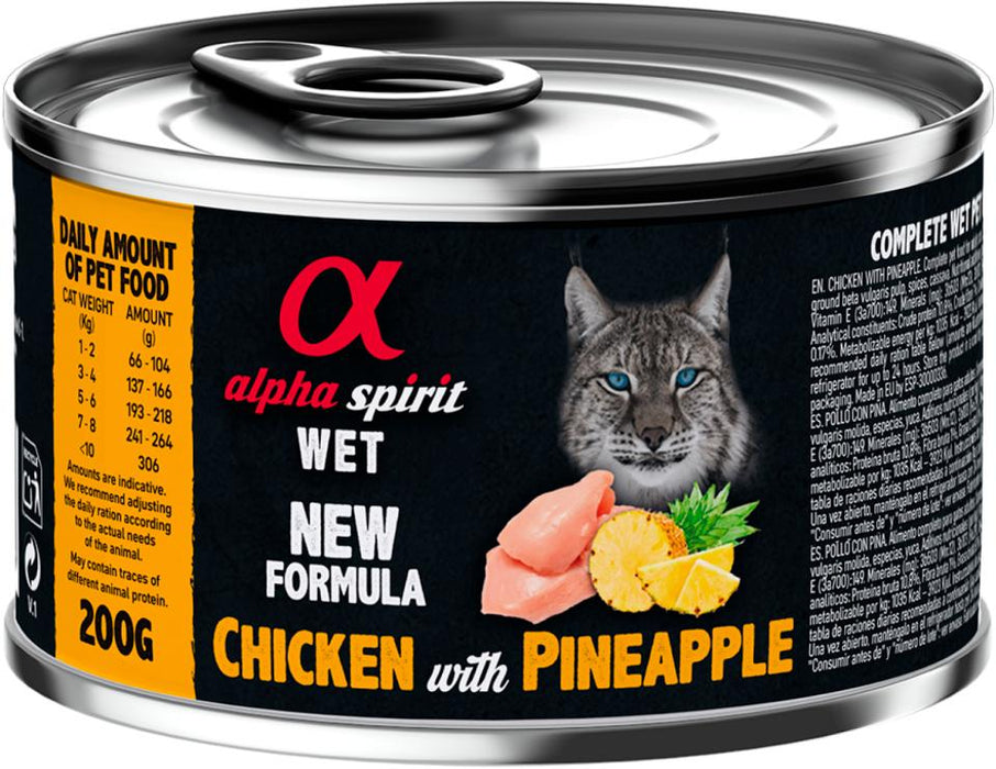 AlphaSpirit - cat kyckling med ananas