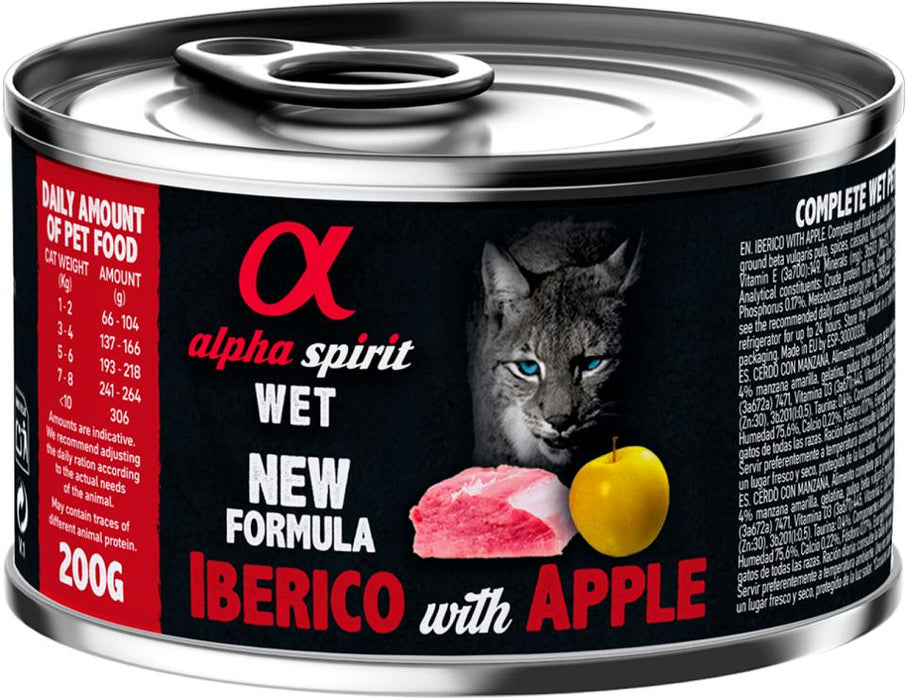 AlphaSpirit - cat fläsk med gult äpple