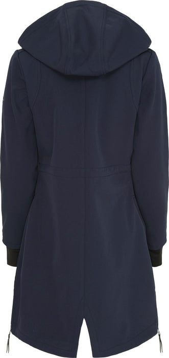 Catago - abby lång ridjacka i softshell navy