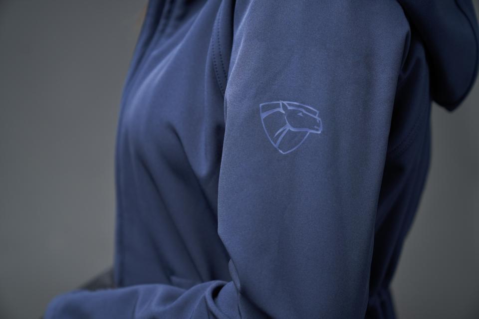 Catago - abby lång ridjacka i softshell navy