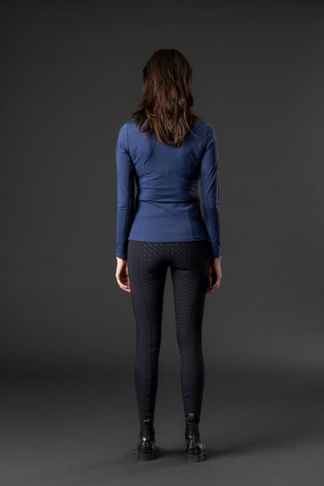 Catago - bree långärmad ridtröja med half-zip navy