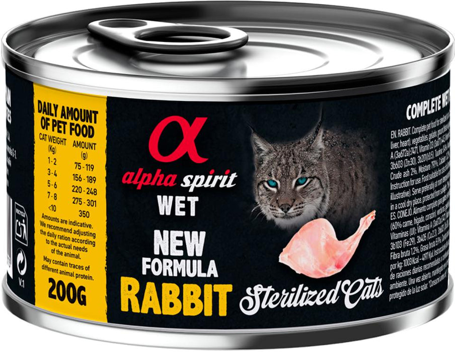 AlphaSpirit - cat steriliserad kanin