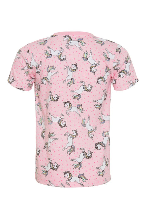 Equipage - kids kitty ss t-shirt orchid pink