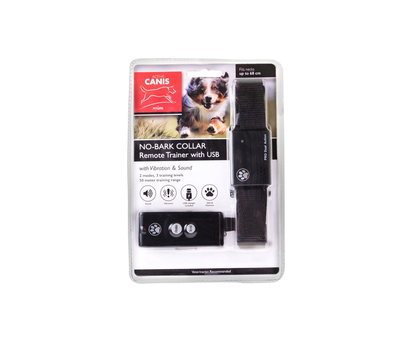 Active Canis - no bark collar, remote trainer with usb