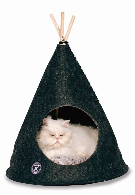 Danish design - tee pee cat grey