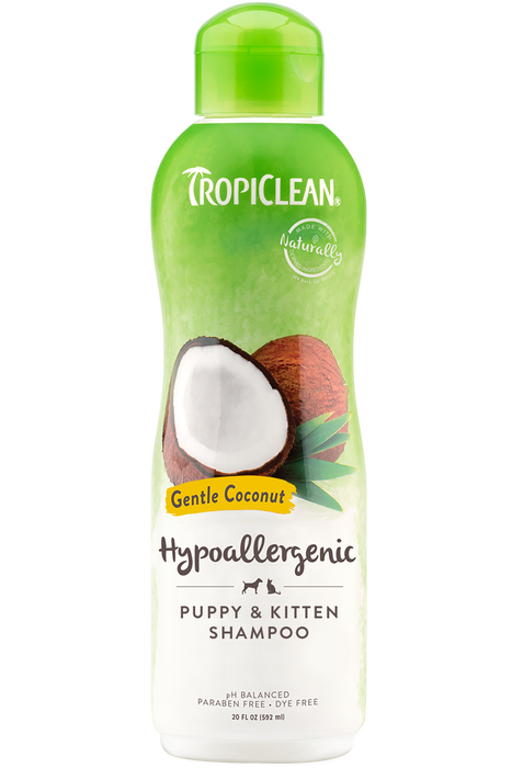 Tropiclean - gentle coconut hypoallergenic shampoo