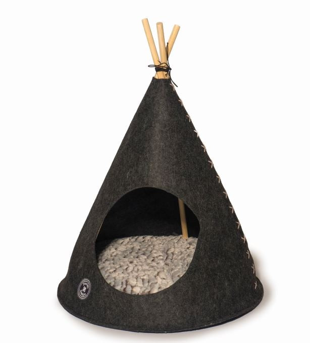 Danish design - tee pee cat grey