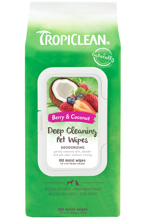 Tropiclean - deep cleaning wipes